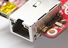 Zapustené konektory RJ45 s integrovanými transformátormi