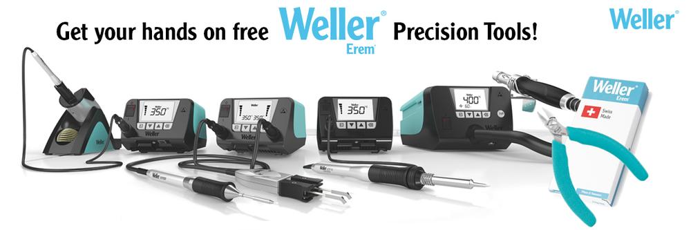 5 Weller stations in promo offer with 3 professional tools