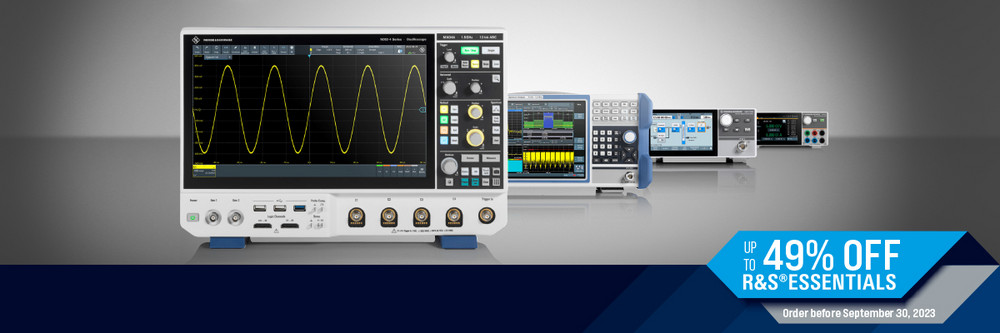 Rich offer of fully equipped R&S devices coming for the price of the basic version