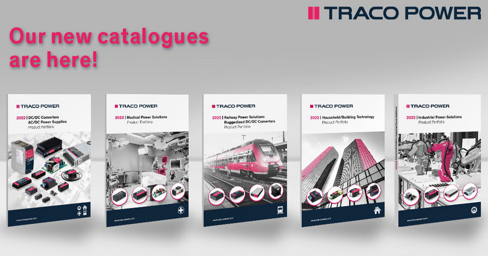 Nové produktové katalogy TracoPower 2022