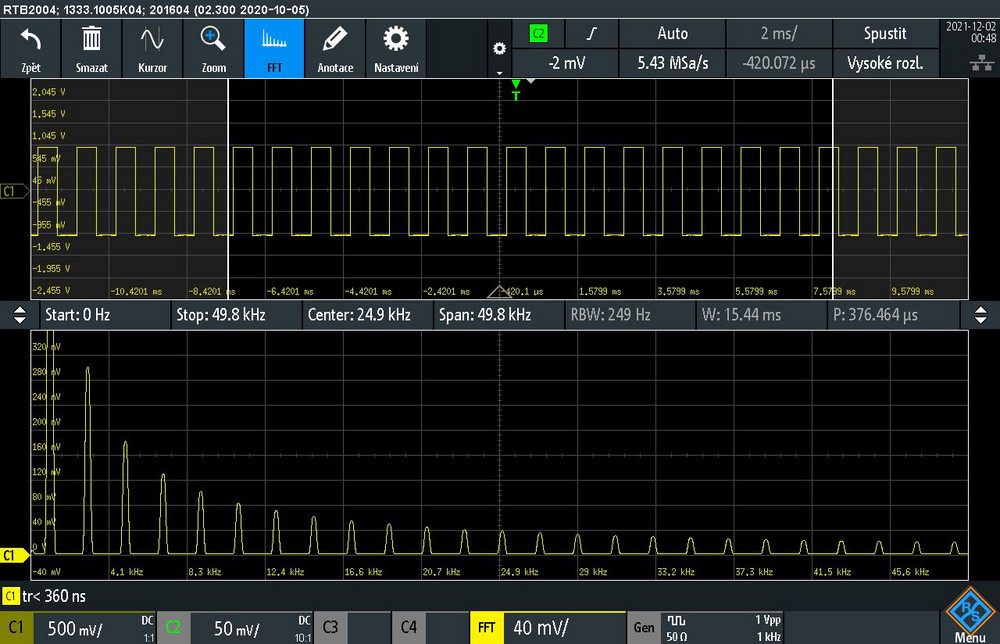 Recenzia: Digitálny osciloskop RTB 2004 od Rohde&Schwarz