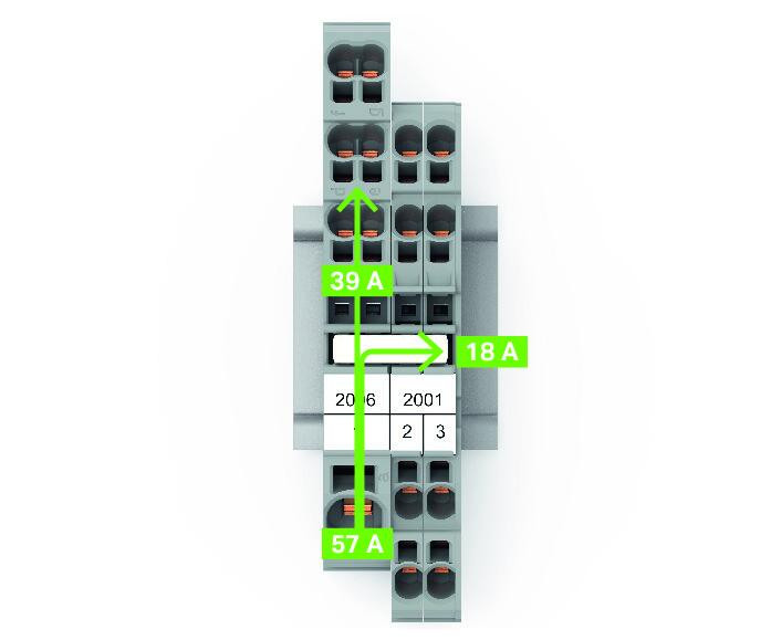 Wago 2006-803x. Compact distribution terminals with six outputs