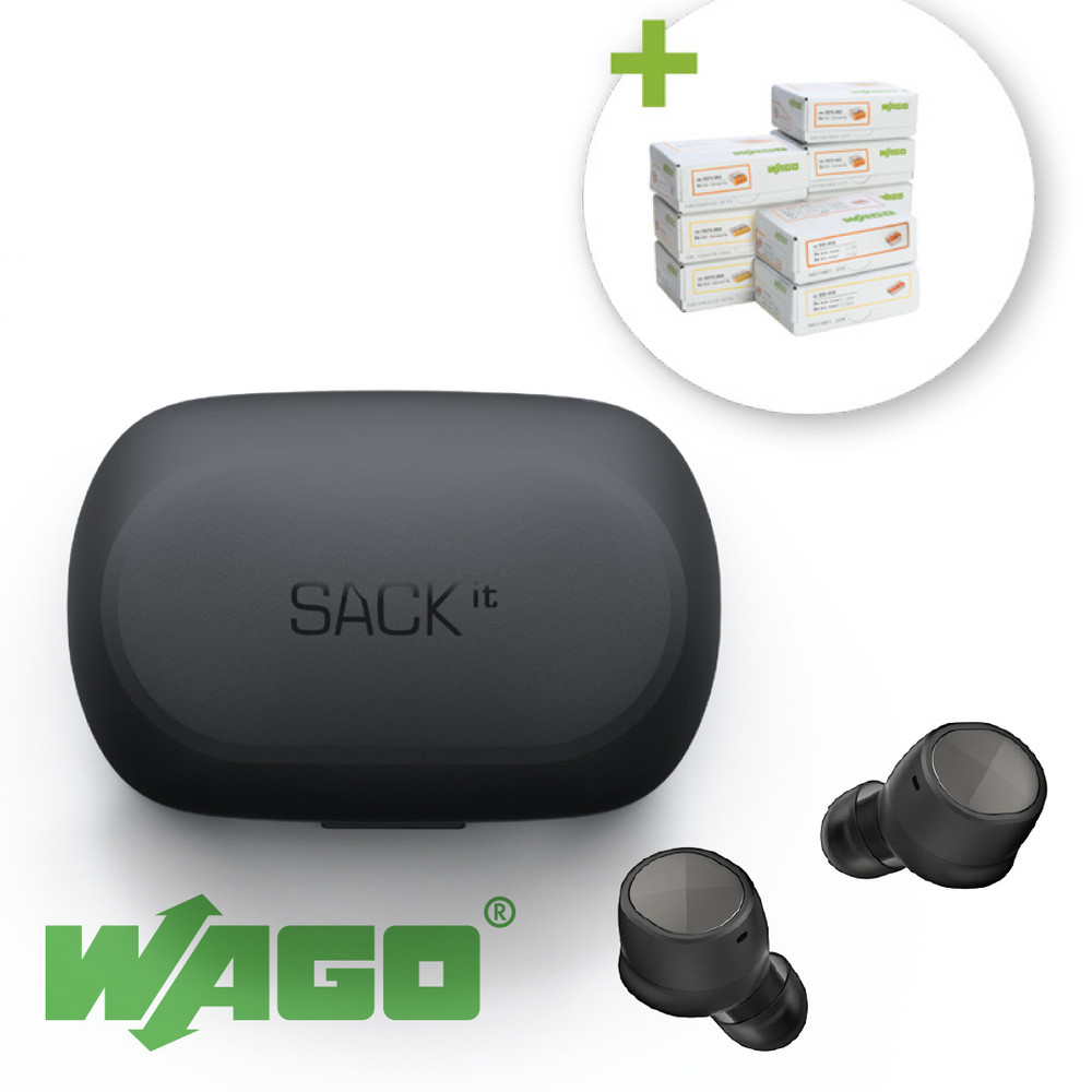 Zdobądź słuchawki bezprzewodowe WAGO przy zakupie zacisków kablowych!